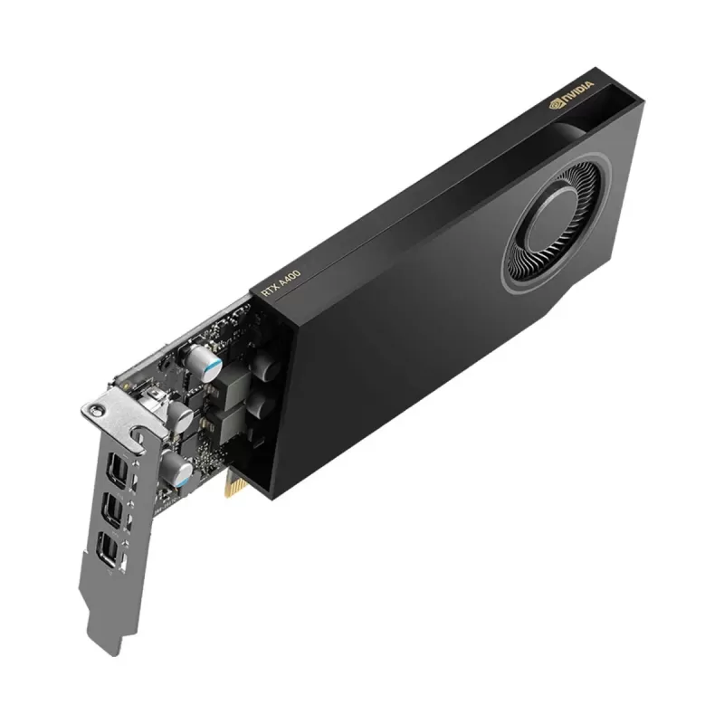 כרטיס מסך Nvidia RTX A400 4GB GDDR6 900-5G172-2260-000 צבע שחור