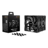 מאוורר למארז be quiet! Pure Wings 3 120mm PWM 3-Pack שחור