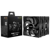 מאוורר למארז be quiet! Pure Wings 3 120mm PWM 3-Pack שחור