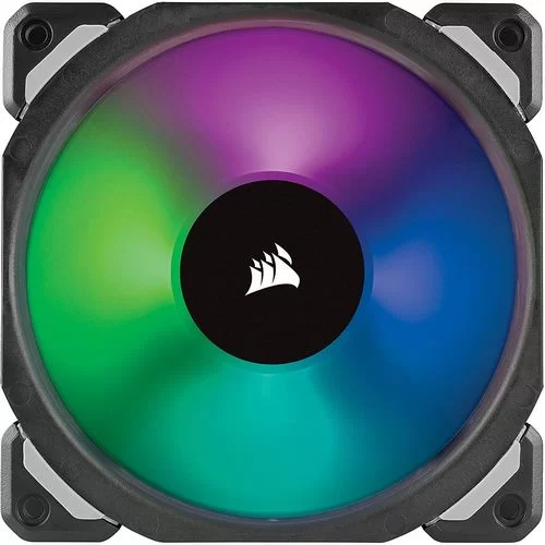 Комплект Из 3 Вентиляторов, Включая Lighting Node Core Corsair ML120 PRO RGB LED 120mm Цвет:чёрный