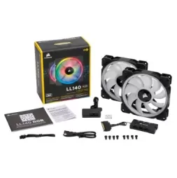 Вентилятор для Корпуса Corsair LL140 RGB 140mm Dual Light Loop RGB LED PWM Fan