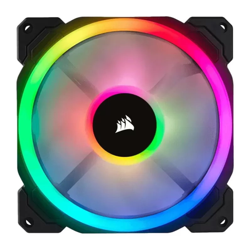 Вентилятор для Корпуса Corsair LL140 RGB 140mm Dual Light Loop RGB LED PWM Fan