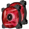 Two Fans Corsair Air Series SP120 LED Red High Static Pressure 120mm
