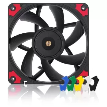 מאוורר למארז Noctua NF-A12x15 PWM chromax.black.swap 120mm מאוורר למארז Noctua NF-A12x15 PWM chromax.black.swap 120mm