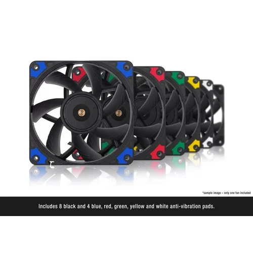מאוורר למארז Noctua NF-A12x15 PWM chromax.black.swap 120mm צבע שחור
