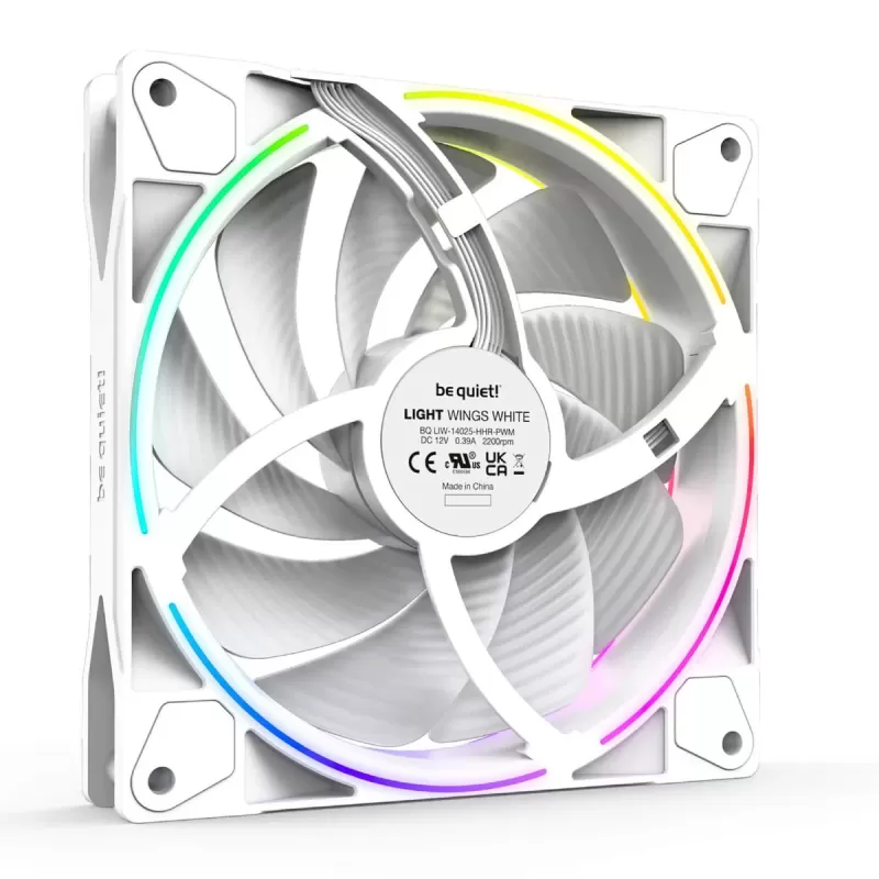 Вентилятор для Корпуса be quiet! LIGHT WINGS WHITE 140mm PWM high-speed