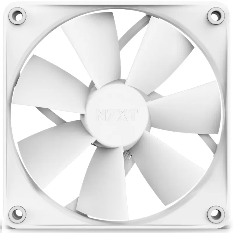 מאוורר למארז NZXT F120P 120mm Static Pressure לבן