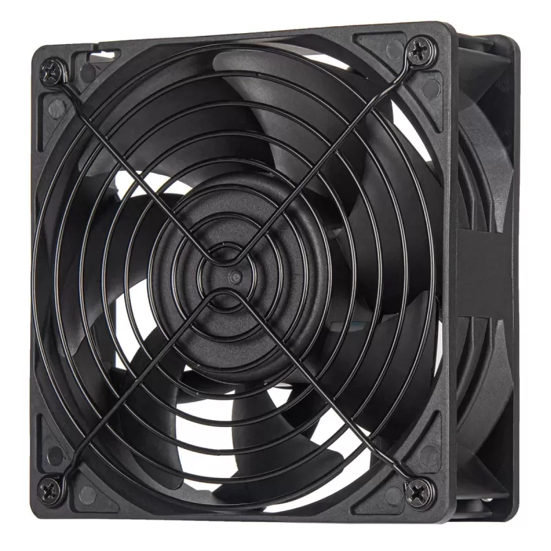 מאוורר למארז SilverStone FHS 120x38mm PWM 1K~4K RPM Industrial 120mm צבע שחור