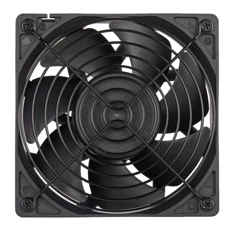 מאוורר למארז SilverStone FHS 120x38mm PWM 1K~4K RPM Industrial 120mm צבע שחור