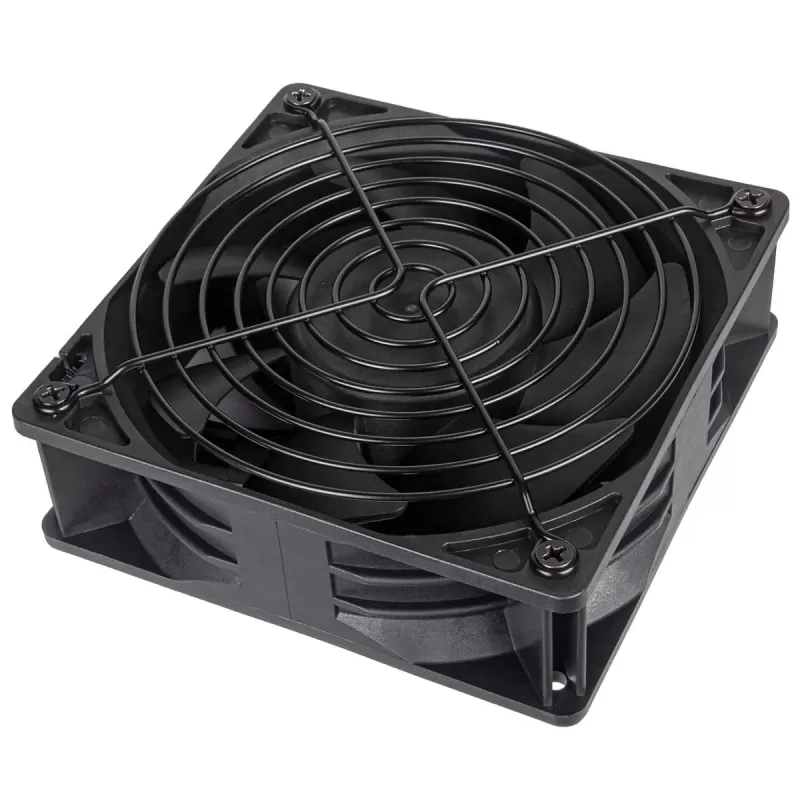 מאוורר למארז SilverStone FHS 120x38mm PWM 1K~4K RPM Industrial 120mm צבע שחור