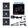 מאוורר למארז LIAN-LI 120mm TL120 Reverse UNI שחור 3-Fan מאוורר למארז LIAN-LI 120mm TL120 Reverse UNI שחור 3-Fan