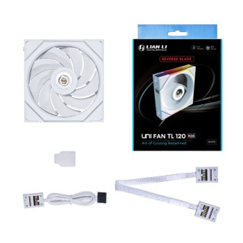 מאוורר למארז LIAN-LI 120mm TL120 Reverse UNI לבן מאוורר למארז LIAN-LI 120mm TL120 Reverse UNI לבן