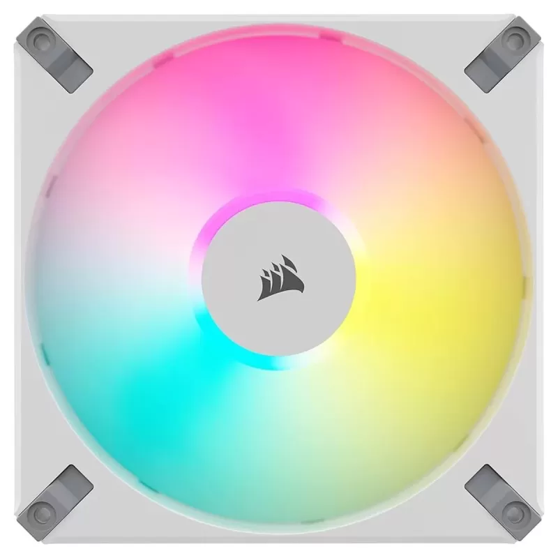 מאוורר למארז Corsair iCUE AF120 RGB ELITE 120mm PWM Fan - לבן
