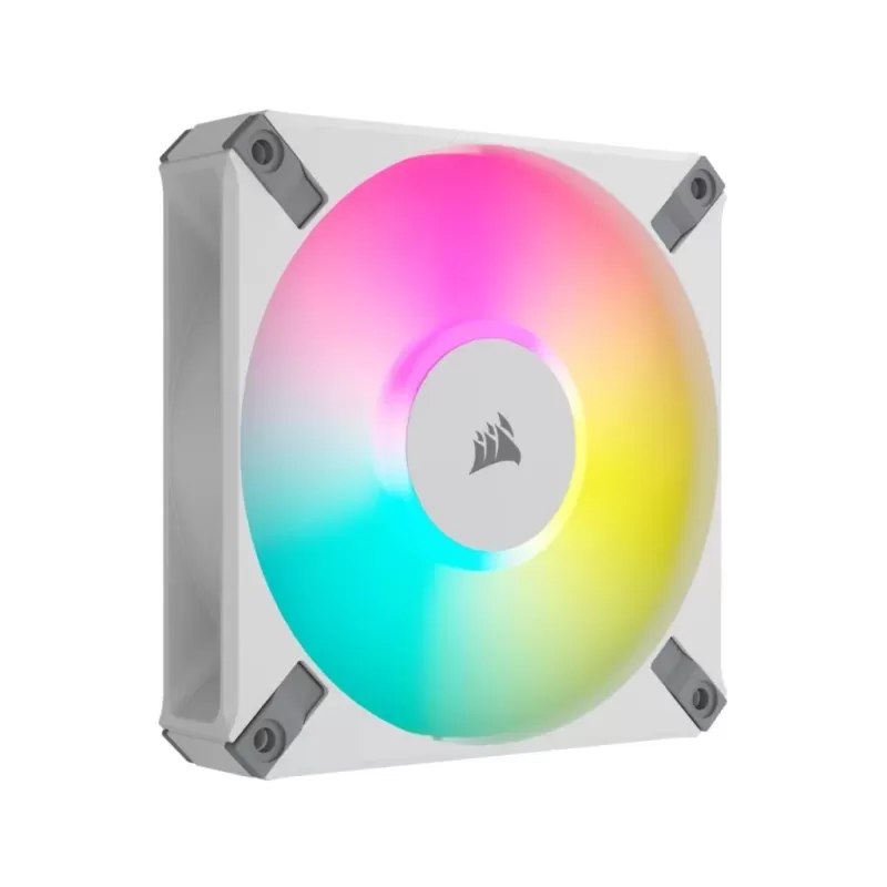 מאוורר למארז Corsair iCUE AF120 RGB ELITE 120mm PWM Fan - לבן