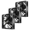 סט מאווררים למארז Antec N12 120mm x3 Fans צבע שחור