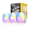 Kit 3 Fans Antec Connect C120 Reverse ARGB 3PK white 120mm Kit 3 Fans Antec Connect C120 Reverse ARGB 3PK white 120mm