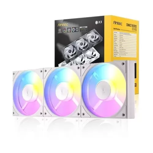 Kit 3 Fans Antec Connect C120 Reverse ARGB 3PK white 120mm Kit 3 Fans Antec Connect C120 Reverse ARGB 3PK white 120mm