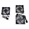 מאוורר למארז Antec 120mm RGB 3 Pack Fan 1 Master+2 SLAVE צבע שחור