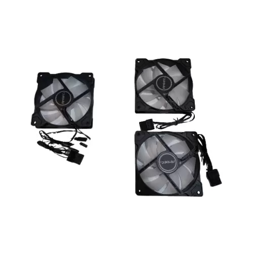 מאוורר למארז Antec 120mm RGB 3 Pack Fan 1 Master+2 SLAVE צבע שחור