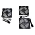 מאוורר למארז Antec 120mm RGB 3 Pack Fan 1 Master+2 SLAVE צבע שחור
