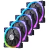 סט מאווררים Super Flower NEON ARGB 120mm 5xFans שחור