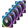 סט מאווררים Super Flower NEON ARGB 120mm 5xFans שחור