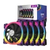 סט מאווררים Super Flower NEON ARGB 120mm 5xFans שחור