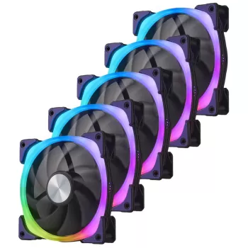 Fan set Super Flower NEON ARGB 120mm 5xFans black Fan set Super Flower NEON ARGB 120mm 5xFans black