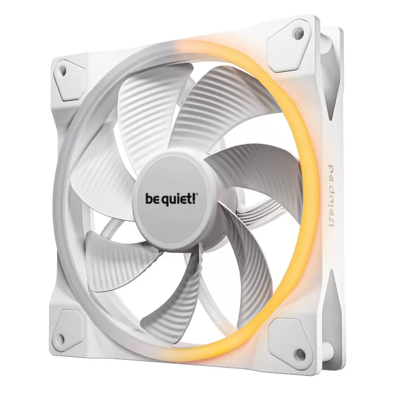 מאוורר למארז be quiet! Light Wings 140mm PWM Reverse צבע לבן מאוורר למארז be quiet! Light Wings 140mm PWM Reverse צבע לבן
