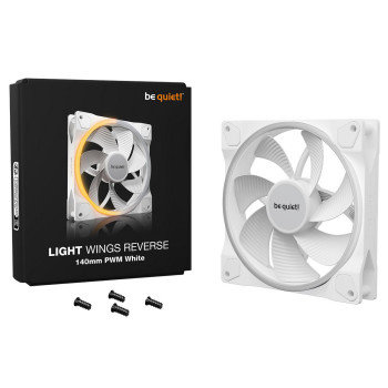 Вентилятор для Корпуса be quiet! Light Wings 140mm PWM Reverse Цвет:белый