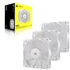 מאוורר למארז Corsair RS120 120mm לבן מאוורר למארז Corsair RS120 120mm לבן