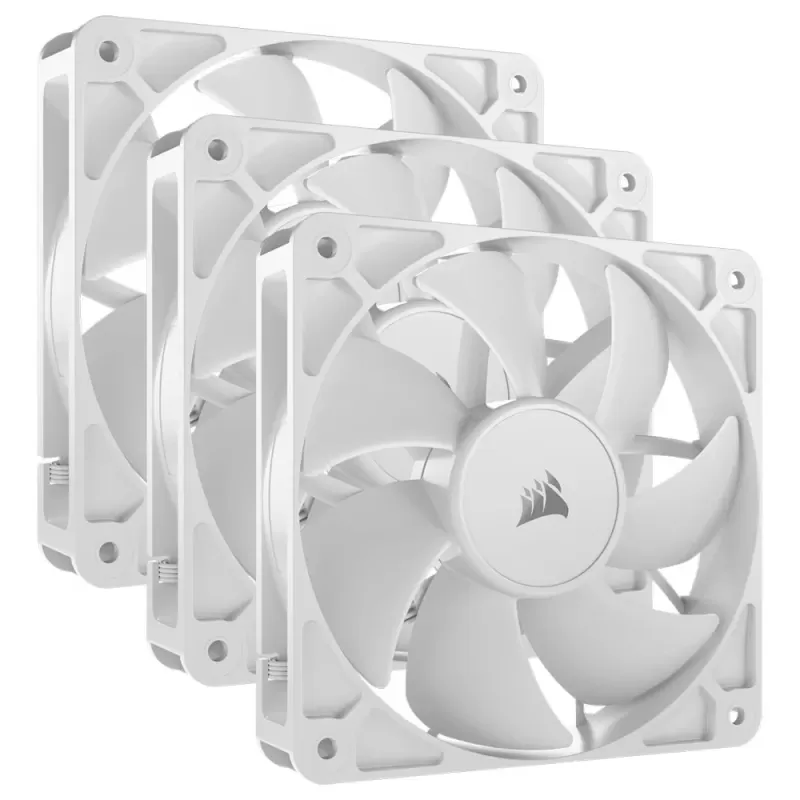 מאוורר למארז Corsair RS120 120mm לבן מאוורר למארז Corsair RS120 120mm לבן
