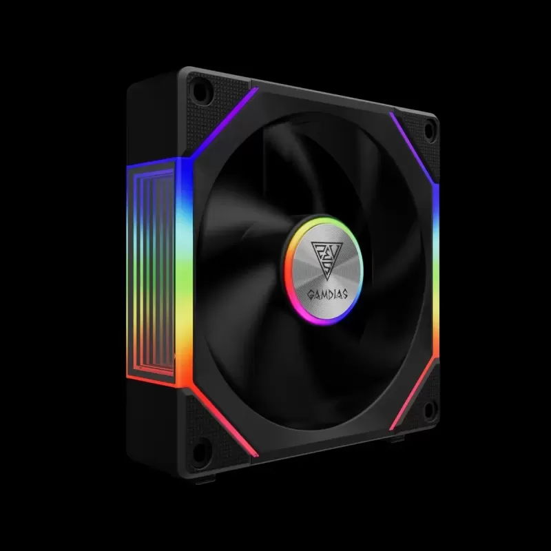 מאוורר למארז Gamdias AEOLUS P2-1201 שחור 120mm