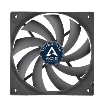 מאוורר למארז Arctic Cooling F12 PWM PST CO 120mm צבע שחור מאוורר למארז Arctic Cooling F12 PWM PST CO 120mm צבע שחור