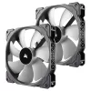 Набор из 2 Вентиляторов Corsair ML140 140mm PWM Premium Magnetic Levitation Fan - Twin Pack Цвет:чёрный, белый
