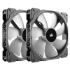 Набор из 2 Вентиляторов Corsair ML140 140mm PWM Premium Magnetic Levitation Fan - Twin Pack Цвет:чёрный, белый