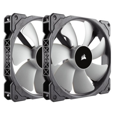 2 Fans Set Corsair ML140 140mm PWM Premium Magnetic Levitation Fan - Twin Pack 2 Fans Set Corsair ML140 140mm PWM Premium Magnetic Levitation Fan - Twin Pack