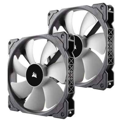 2 Fans Set Corsair ML140 140mm PWM Premium Magnetic Levitation Fan - Twin Pack 2 Fans Set Corsair ML140 140mm PWM Premium Magnetic Levitation Fan - Twin Pack