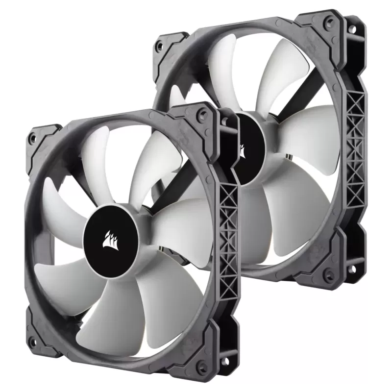 Набор из 2 Вентиляторов Corsair ML140 140mm PWM Premium Magnetic Levitation Fan - Twin Pack Цвет:чёрный, белый