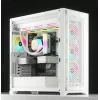 Case Fan Corsair iCUE LINK QX120 RGB 120mm PWM PC Fans Starter Kit with iCUE LINK System Hub white Case Fan Corsair iCUE LINK QX120 RGB 120mm PWM PC Fans Starter Kit with iCUE LINK System Hub white