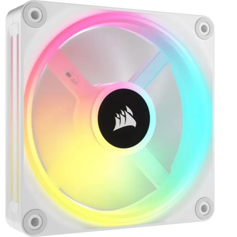 Case Fan Corsair iCUE LINK QX120 RGB 120mm PWM PC Fans Starter Kit with iCUE LINK System Hub white Case Fan Corsair iCUE LINK QX120 RGB 120mm PWM PC Fans Starter Kit with iCUE LINK System Hub white