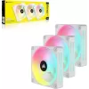 Case Fan Corsair iCUE LINK QX120 RGB 120mm PWM PC Fans Starter Kit with iCUE LINK System Hub white Case Fan Corsair iCUE LINK QX120 RGB 120mm PWM PC Fans Starter Kit with iCUE LINK System Hub white