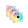 Case Fan Corsair iCUE LINK QX120 RGB 120mm PWM PC Fans Starter Kit with iCUE LINK System Hub white Case Fan Corsair iCUE LINK QX120 RGB 120mm PWM PC Fans Starter Kit with iCUE LINK System Hub white