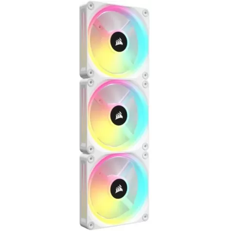 Case Fan Corsair iCUE LINK QX120 RGB 120mm PWM PC Fans Starter Kit with iCUE LINK System Hub white Case Fan Corsair iCUE LINK QX120 RGB 120mm PWM PC Fans Starter Kit with iCUE LINK System Hub white
