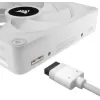 Case Fan Corsair iCUE LINK QX120 RGB 120mm PWM PC Fans Starter Kit with iCUE LINK System Hub white Case Fan Corsair iCUE LINK QX120 RGB 120mm PWM PC Fans Starter Kit with iCUE LINK System Hub white