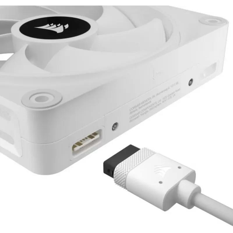Case Fan Corsair iCUE LINK QX120 RGB 120mm PWM PC Fans Starter Kit with iCUE LINK System Hub white Case Fan Corsair iCUE LINK QX120 RGB 120mm PWM PC Fans Starter Kit with iCUE LINK System Hub white