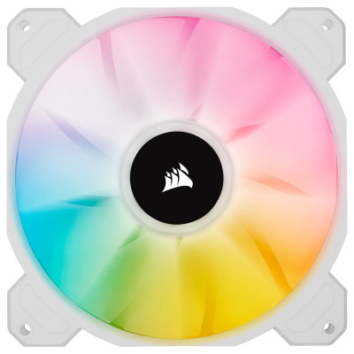 Вентилятор для Корпуса Corsair iCUE SP140 RGB ELITE Performance 140mm белый PWM Вентилятор для Корпуса Corsair iCUE SP140 RGB ELITE Performance 140mm белый PWM