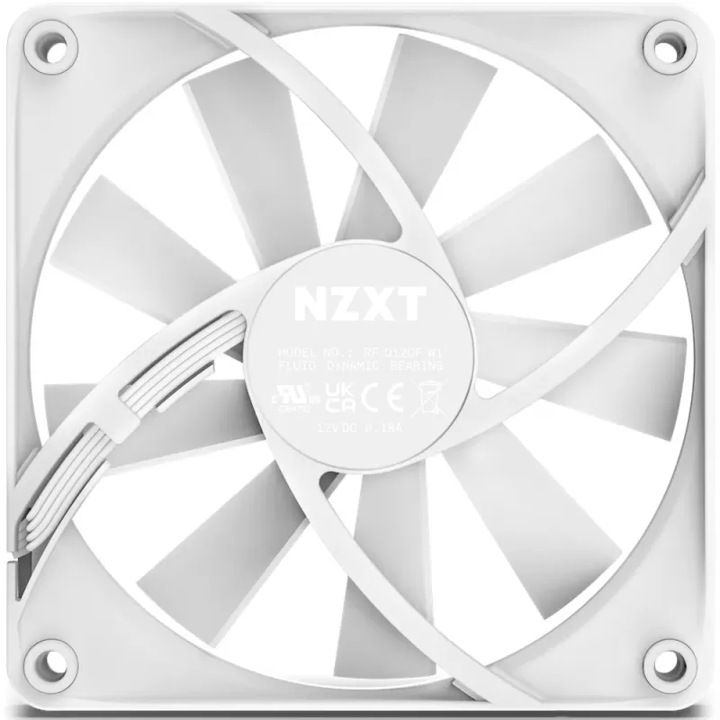 Вентилятор для Корпуса NZXT F120Q 120mm Quiet Airflow white
