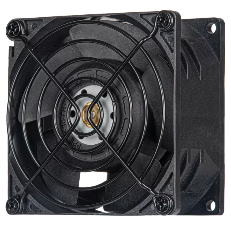 מאוורר למארז SilverStone FHS 80x38mm PWM 2K~10K RPM Industrial 80mm צבע שחור