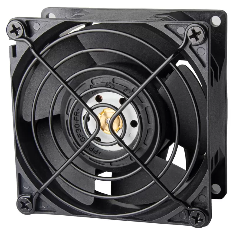 מאוורר למארז SilverStone FHS 80x38mm PWM 2K~10K RPM Industrial 80mm צבע שחור